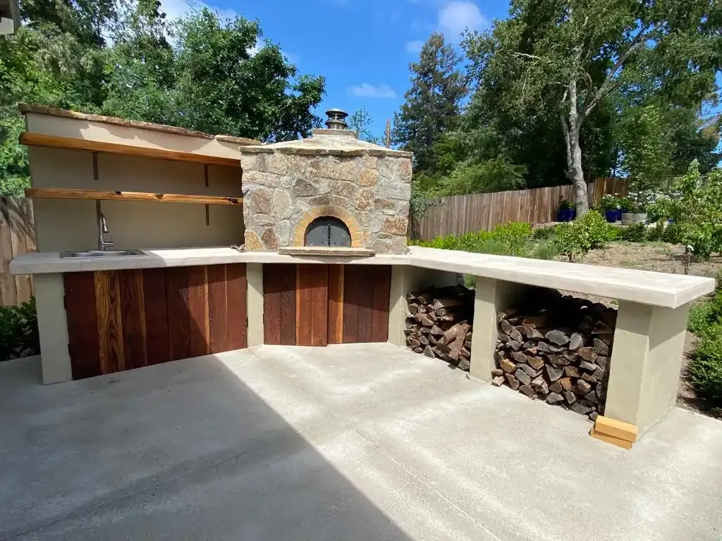 Rosales outdoor kitchen and masonry project