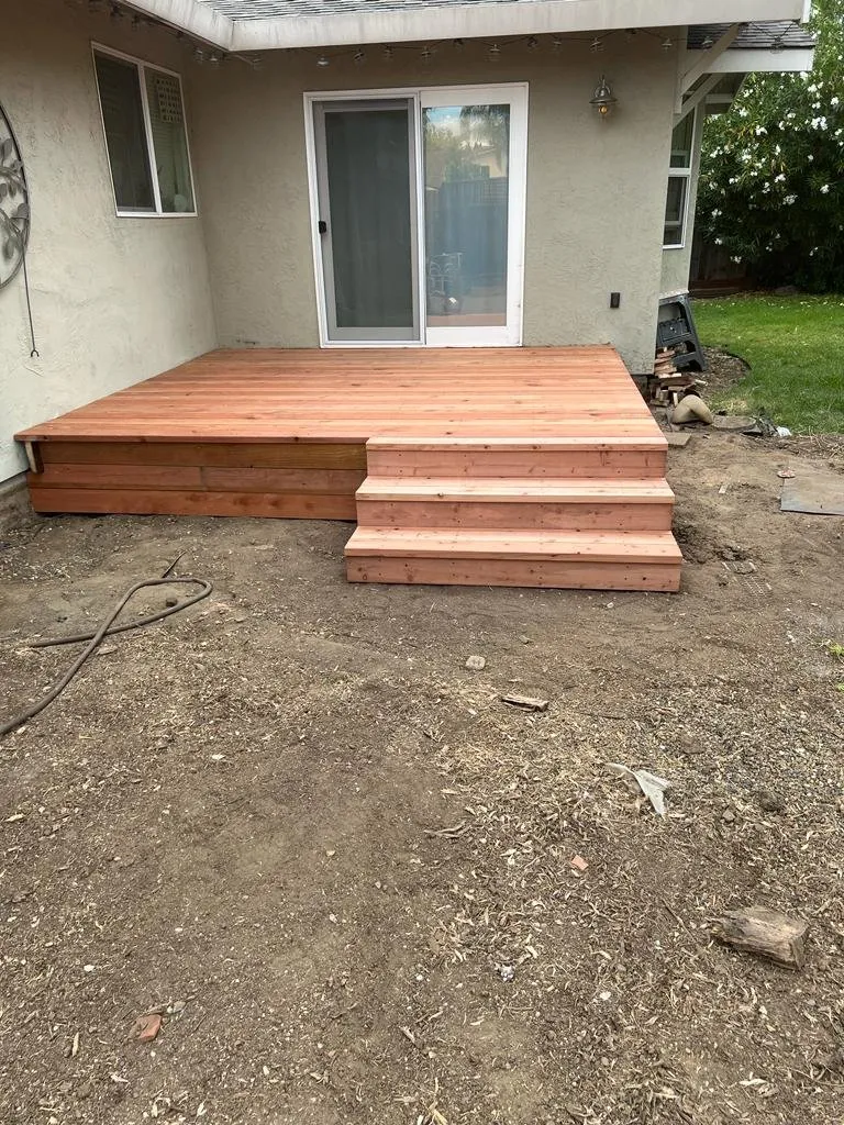Deck & entry transition